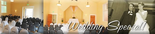 See our Special Wedding Package
